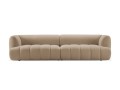 Nowoczesna 4-osobowa sofa Harry piaskowa velvet