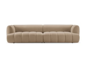 Nowoczesna 4-osobowa sofa Harry piaskowa velvet