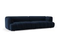 Nowoczesna 4-osobowa sofa Harry granatowa velvet