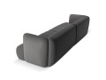 Nowoczesna 4-osobowa sofa Harry szara velvet