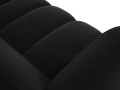 Nowoczesna 4-osobowa sofa Harry czarna velvet