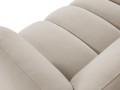 Obszerna nowoczesna sofa narożna Harry beżowa L/P velvet