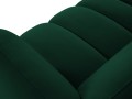 Obszerna nowoczesna sofa narożna Harry butelkowa zieleń L/P velvet