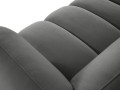 Obszerna nowoczesna sofa narożna Harry szara L/P velvet
