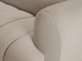Nowoczesna sofa narożna 3-osobowa Harry beżowa L/P velvet