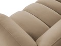 Nowoczesna sofa narożna 3-osobowa Harry piaskowa L/P velvet