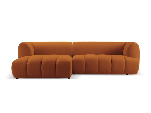 Nowoczesna sofa narożna 3-osobowa Harry terra L/P velvet