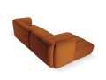 Nowoczesna sofa narożna 3-osobowa Harry terra L/P velvet