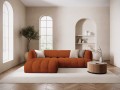 Nowoczesna sofa narożna 3-osobowa Harry terra L/P velvet