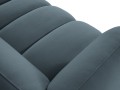 Nowoczesna sofa narożna 3-osobowa Harry morska L/P velvet