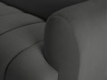Nowoczesna sofa narożna 3-osobowa Harry szara L/P velvet