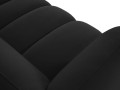 Nowoczesna sofa narożna 3-osobowa Harry czarna L/P velvet