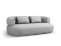 Nowoczesna sofa 3-osobowa Jenny jasnoszara szenil 