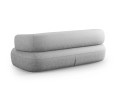 Nowoczesna sofa 3-osobowa Jenny jasnoszara szenil 