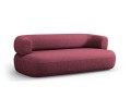 Nowoczesna sofa 3-osobowa Jenny bordowa szenil