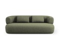 Nowoczesna sofa 3-osobowa Jenny oliwkowa szenil