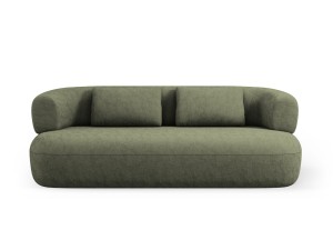 Nowoczesna sofa 3-osobowa Jenny oliwkowa szenil