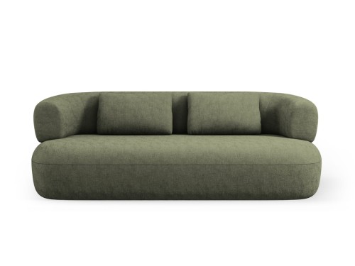 Nowoczesna sofa 3-osobowa Jenny oliwkowa szenil