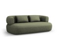 Nowoczesna sofa 3-osobowa Jenny oliwkowa szenil