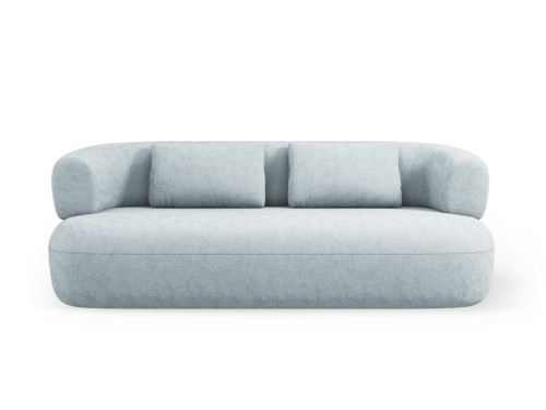 Nowoczesna sofa 3-osobowa Jenny błękitna szenil