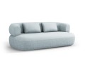 Nowoczesna sofa 3-osobowa Jenny błękitna szenil