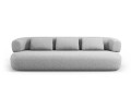 Nowoczesna sofa 4-osobowa Jenny jasnoszara szenil