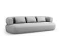 Nowoczesna sofa 4-osobowa Jenny jasnoszara szenil