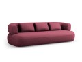 Nowoczesna sofa 4-osobowa Jenny  bordowa szenil