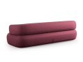 Nowoczesna sofa 4-osobowa Jenny  bordowa szenil