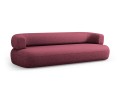 Nowoczesna sofa 4-osobowa Jenny  bordowa szenil