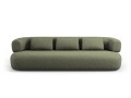 Nowoczesna sofa 4-osobowa Jenny oliwkowa szenil