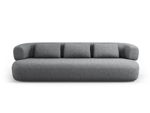 Nowoczesna sofa 4-osobowa Jenny szara szenil 