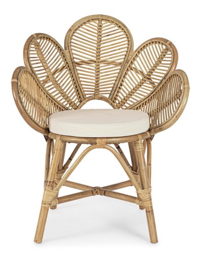 Fotel Rattanowy Boho Flores