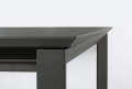 Rozkładany aluminiowy stół jadalniany Konnor antracytowy 200-300/110