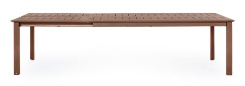 Rozkładany aluminiowy stół jadalniany Konnor terra 200-300/110