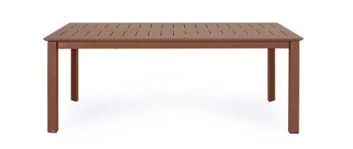 Rozkładany aluminiowy stół jadalniany Konnor terra 160-240/100