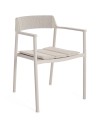 Eleganckie krzesło ogrodowe Ropery piaskowy