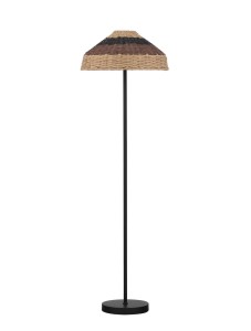 Lampa podłogowa BERMEJO rattanowa