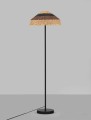 Lampa podłogowa BERMEJO rattanowa