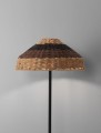 Lampa podłogowa BERMEJO rattanowa