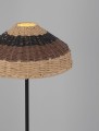 Lampa podłogowa BERMEJO rattanowa