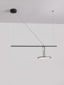 Lampa wisząca LINEA czarna