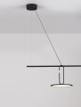 Lampa wisząca LINEA czarna