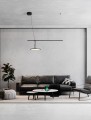 Lampa wisząca LINEA czarna