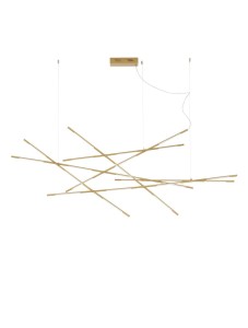 Lampa wisząca BELL Grande złota