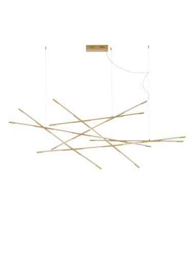 Lampa wisząca BELL Grande złota