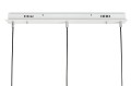 Lampa wisząca CAPRI LINE 3 złota / biała  - 180 LED, aluminium, szkło