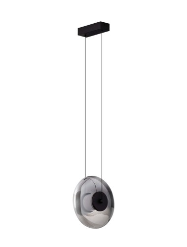 Lampa wisząca HUACARAJE dymione szkło