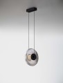 Lampa wisząca HUACARAJE dymione szkło