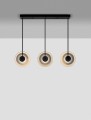 Lampa wisząca HUACARAJE Line-3 dymione szkło